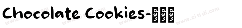 Chocolate Cookies字体转换